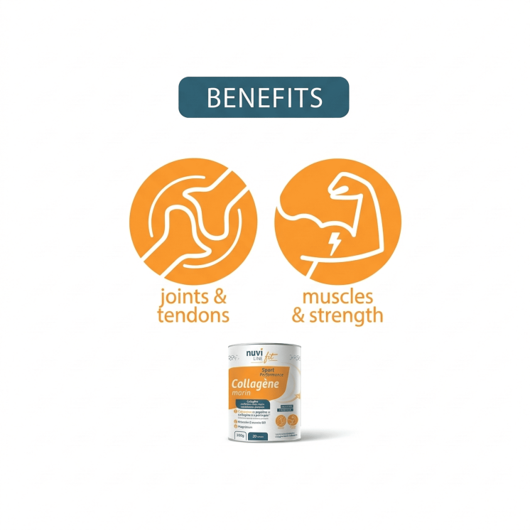 Collagene marino sportivo con magnesio e vitamina C