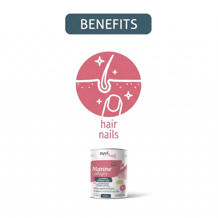Collagene marino per capelli e unghie