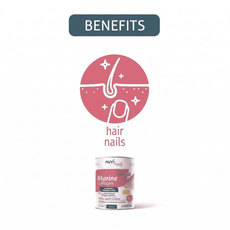 Collagene marino per capelli e unghie